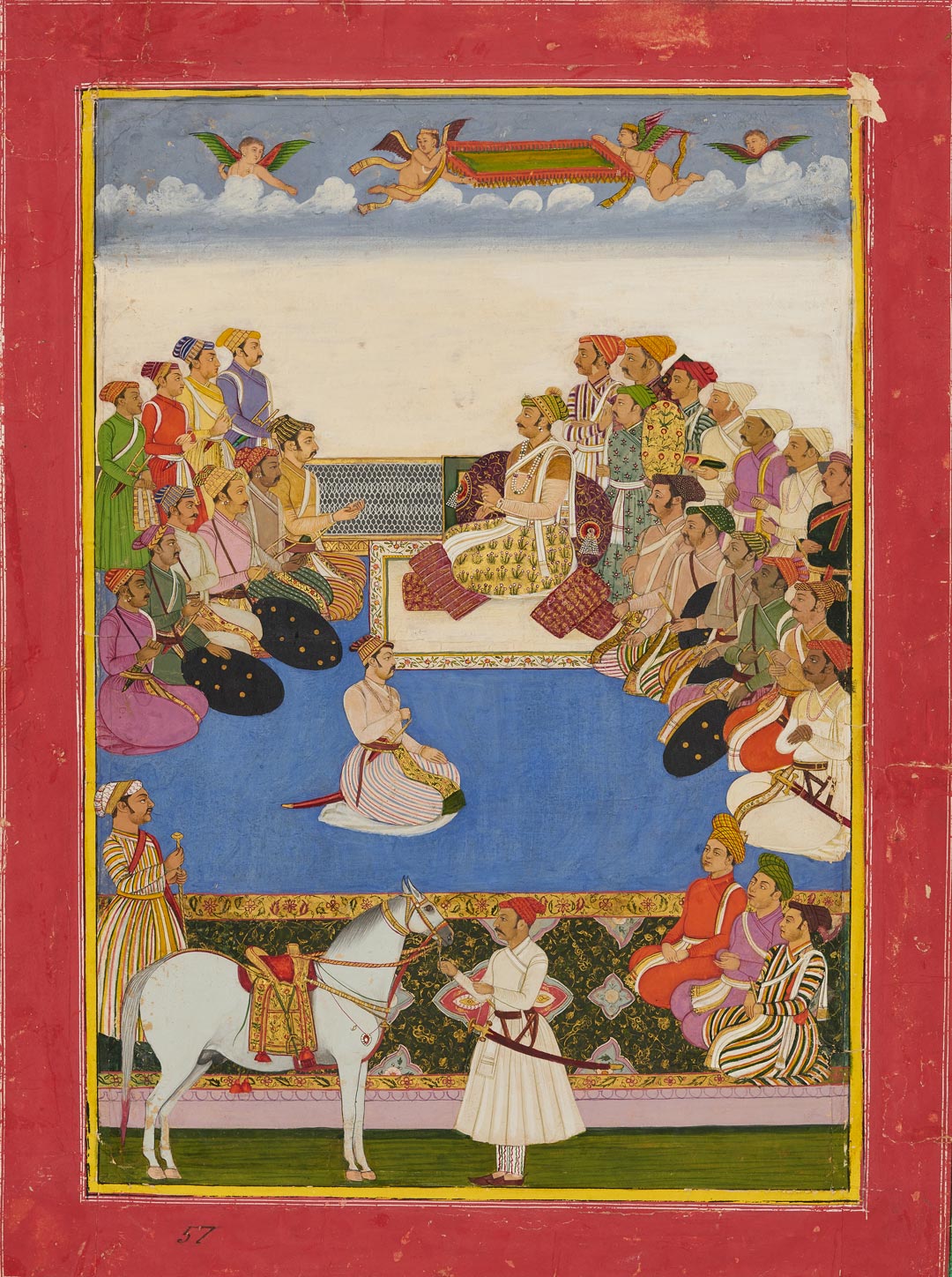 Maharaja Gaj Singh I Holding Court, ca. 1800